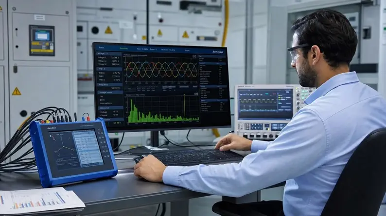 Registro de análise de energia em sistema elétrico