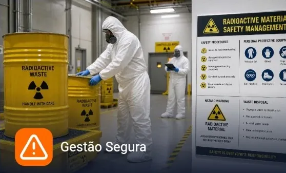 Retirada de captores radioativos